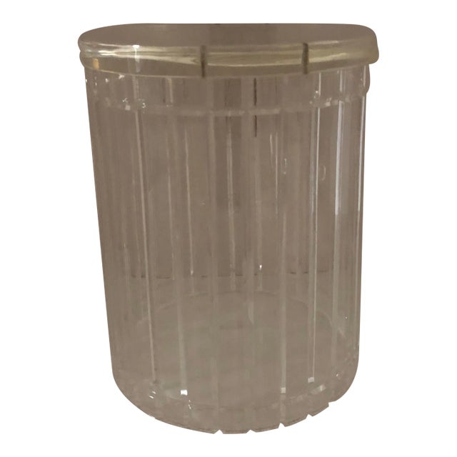1980s Vintage Lucite Ice Bucket For Sale