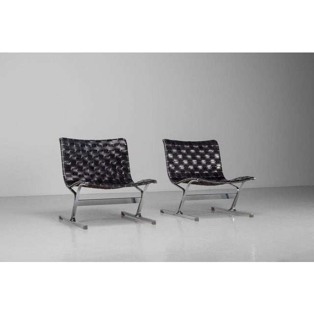 Luar Lounge Chairs by Ross Littel for ICF De Padova, 1965, Set of 2 For Sale - Image 3 of 18
