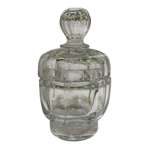 Vintage Cut Crystal Covered Jar