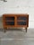 Mid-Century Modern Vintage Danish Teak Display Cabinet With Sliding Glass Doors 1960s For Sale - Image 3 of 10