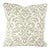 Kravet Couture Ikat Damask in Dove With Self-Welt Pillow Cover For Sale