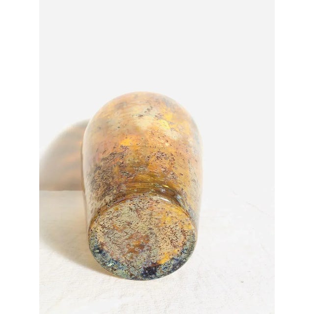 1950s Mid-Century Iridescent Glass Vase For Sale - Image 5 of 9