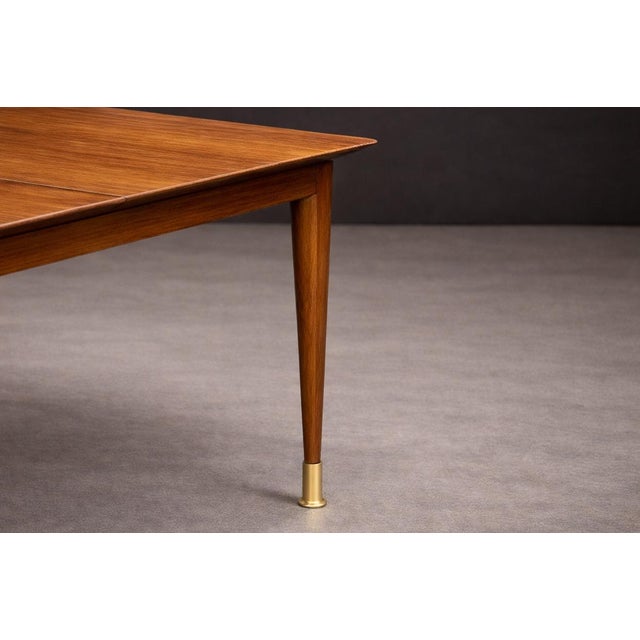 Extendable Brazilian Modern Dining Table in Caviúna Wood by Giuseppe Scapinelli, 1950s For Sale - Image 12 of 12