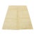Solid Ivory Rug 6’4” X 7’11” Wool Contemporary Hand-Knotted Carpet For Sale