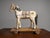 Antique Early 20th Century Wooden Horse Toy on Wheels, 1920s For Sale - Image 4 of 10