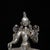 Metal 1910s Gilt Silver Green Tara Statue | 18cm Religious Buddhist Figure for Home Altar For Sale - Image 7 of 9