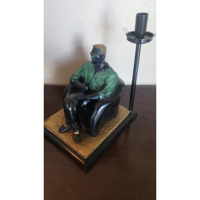1980's Reto Figurative Pop Culture Table Lamp For Sale - Image 9 of 13