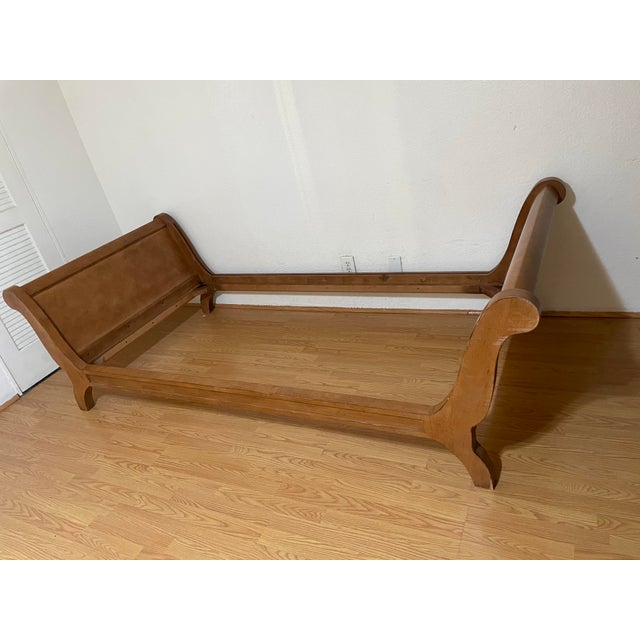 Contemporary Sleigh Style Wood Daybed by Century Furniture, Cazzy Collection For Sale - Image 12 of 12