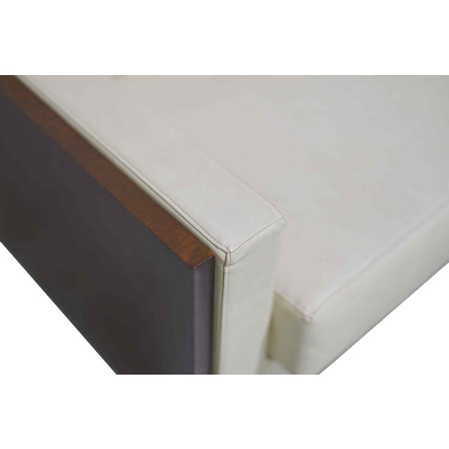 Vintage Contemporary Cream Lounge Chair LSM Collection by David Edward For Sale In Chicago - Image 6 of 14