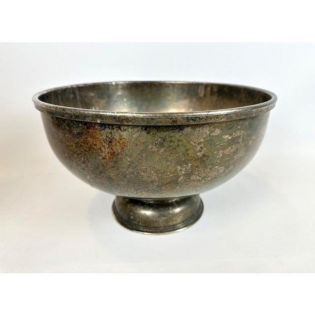 Large French Silver Plated Champagne Cooler Bowl, 1900s For Sale - Image 6 of 12
