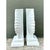 Vintage Cast Fiber Concrete Clam Shall Table Pedestals - Set of 2 For Sale - Image 10 of 12