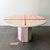Vintage 1980s Round Travertine Dining Table With Hexagonal Pedestal Base For Sale - Image 10 of 10