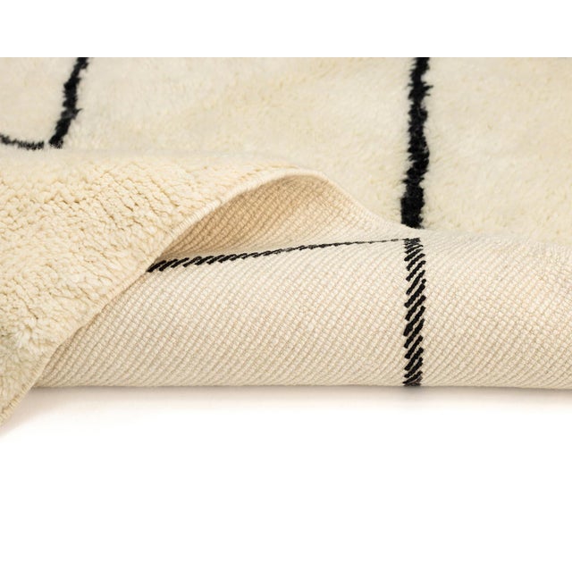 Hand-Knotted Wool Rug by Azele Studio For Sale - Image 6 of 9