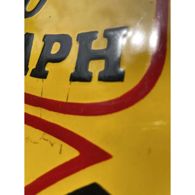 Metal Mid-Century English Kodak Advertising Enamel Sign, 1950s For Sale - Image 7 of 11