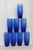 Mid-Century Modern Mid 20th Century Cobalt Blue Glass Tumblers Bar Cups Mid Century Modern Drinkware - Set of 13 For Sale - Image 3 of 16