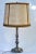 American Silver Finish Turned Design Metal Table Lamp Parchment Shade For Sale - Image 13 of 13