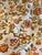 2 Pair Vintage 70s Retro Groovy Mod Flower Power Jacobean Design HTF Deadstock Curtains Mint For Sale - Image 9 of 10