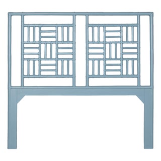 Finn Headboard Queen - Pool Blue For Sale