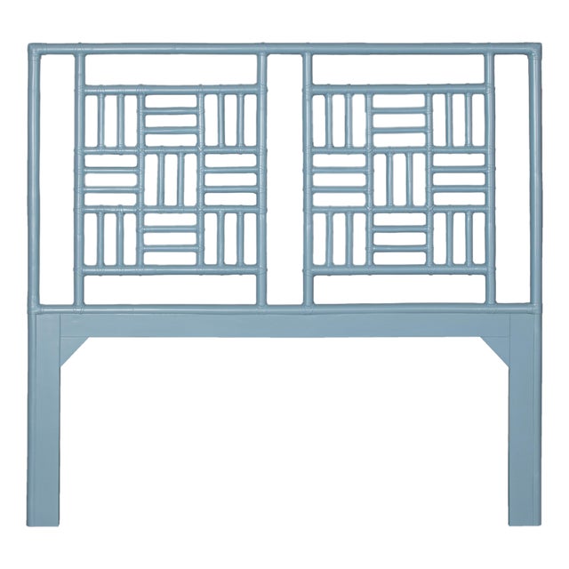 Finn Headboard Queen - Pool Blue For Sale