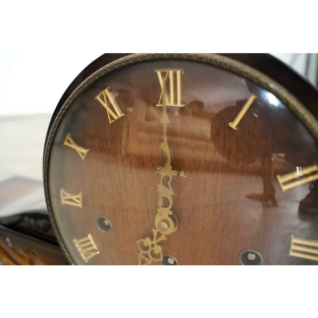 1950’s Franz Hermle Mantel Clock For Sale - Image 11 of 12