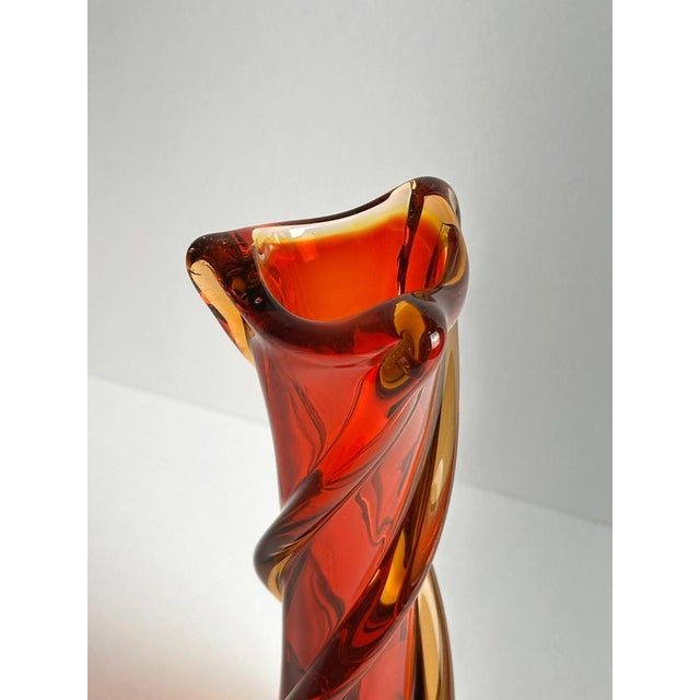 Mid-Century Modern Murano Vase by Galliano Ferro, 1960s For Sale - Image 4 of 10