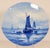 Royal Delft handpainted Dutch Delftware - earthenware camaïeu wall plate Style: Timeless, Coastal, Baroque, Vintage,...