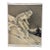 1940s Original Signed Graphite Illustration of Female Skier Descending Slope, 14 X 11 In. For Sale