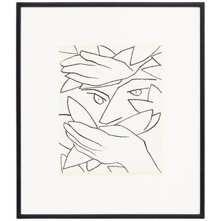 Françoise Gilot, Untitled, Lithograph, 1951, Paper, Framed For Sale