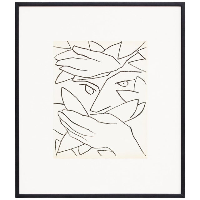 Françoise Gilot, Untitled, Lithograph, 1951, Paper, Framed For Sale