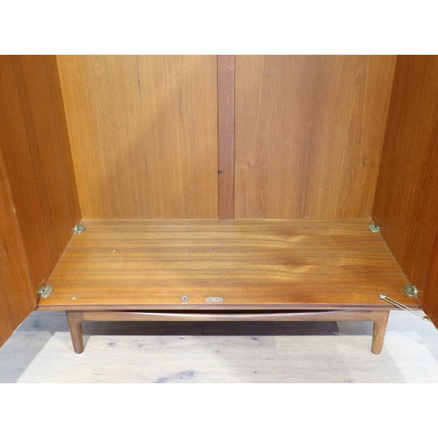 Mid Century Modern Vintage Teak Armoire Wardrobe by G Plan Kofod Larsen For Sale - Image 4 of 13