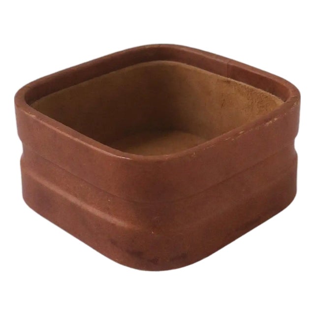 Leather Suede Jewelry Catchall For Sale