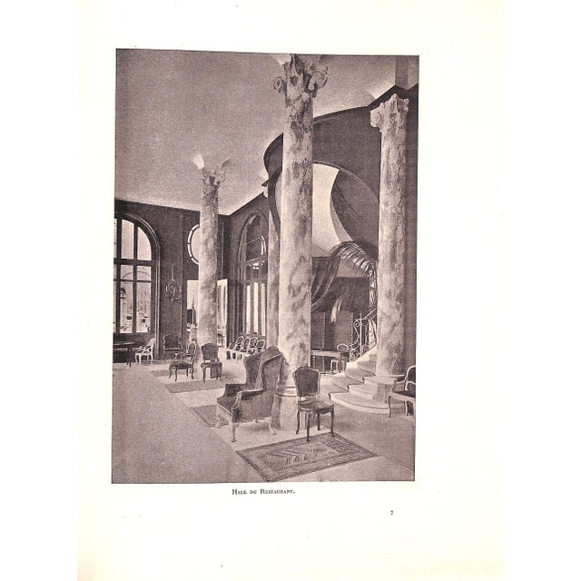 "Hotel Ritz Historique De La Place Vendome 15 Paris" 1899 For Sale - Image 11 of 12