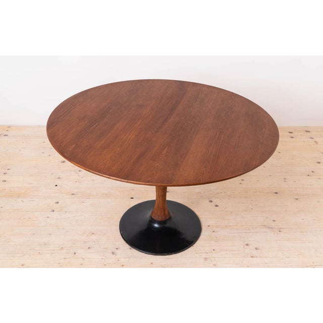 Mid-Century Modern Mid-Century Modern Round Dining Table and No. 125B Chairs by Fredrik A. Kayser, 1960s, Set of 5 For Sale - Image 3 of 18