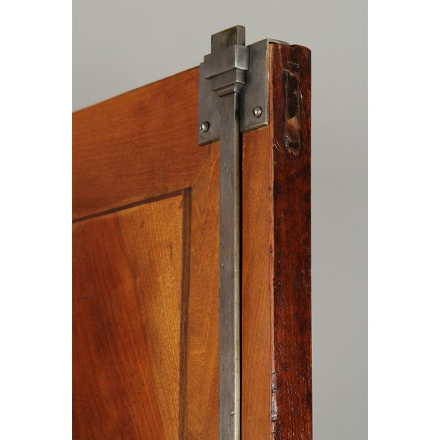 Safe Cabinet in Walnut, Iron and Steel, Milano, 1876 For Sale - Image 16 of 18