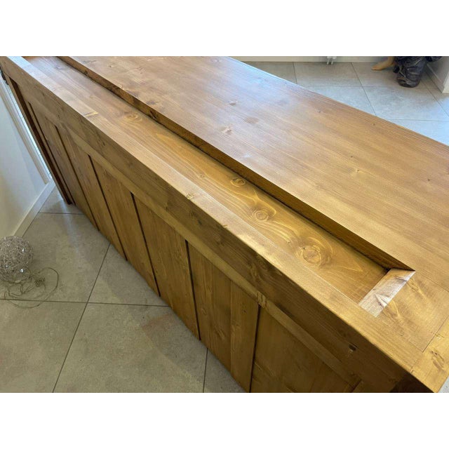 Rustic Planer Bench in Pine For Sale - Image 14 of 18