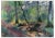 Warnie Stanislas, Summer Forest Landscape, 1915, Watercolor For Sale