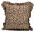 Fabdivine Elegant Block Printed Frill Cushion 24x24 Inch Pure Linen- Himachal For Sale