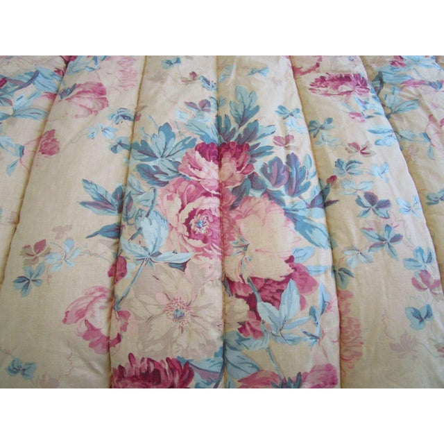 1980s Vintage Ralph Lauren Elsa Grasslands Floral Twin Comforter No Holes No Tears For Sale - Image 5 of 12