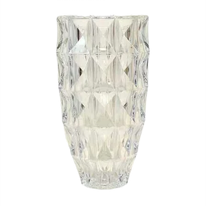 French Glass Vase, 1970s