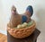 Large Vintage Majolica Hen on Nest Tureen For Sale - Image 4 of 13