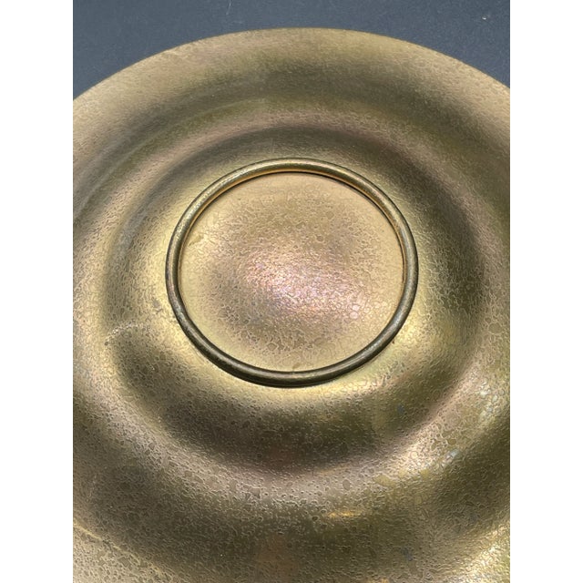 1910s Set of Two Antique Bronze Tiffany Studios New York Dore Bowls 1708 & 1708 For Sale - Image 5 of 12