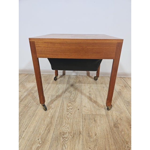 Mid-Century Modern Sewing Table in Teak, Denmark, 1950s-1960s For Sale - Image 14 of 18