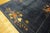 1920s Blue Navy Field Floral Antique Chinese Art Deco Carpet 9' X 11'4" Knotted Wool Rug For Sale - Image 10 of 15