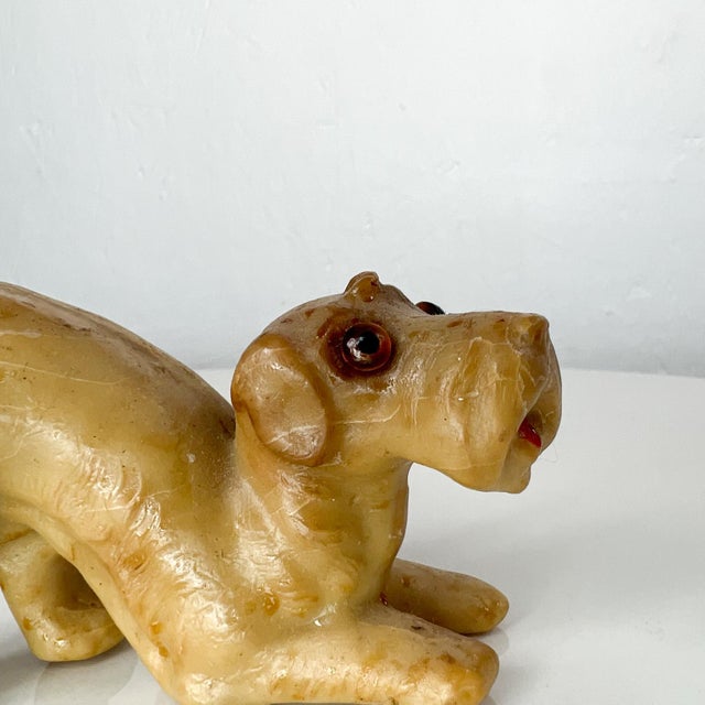1940s Folk Art Vintage Dog Castile Soap Sculpture Carving For Sale In San Diego - Image 6 of 11