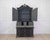 Scandinavian 18th Century Black-Painted Carved Bureau For Sale - Image 4 of 10