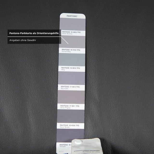 Leather Mondo Maestra Corner Sofa in Grey Slate with Electric Function For Sale - Image 10 of 16