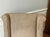 Wood Custom Dotted Cut Velvet High Back Chair For Sale - Image 7 of 11