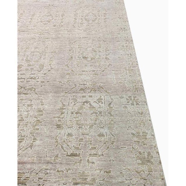 Textile Handwoven Oushak Area Rug 8’2″ X 9’8″ For Sale - Image 7 of 11