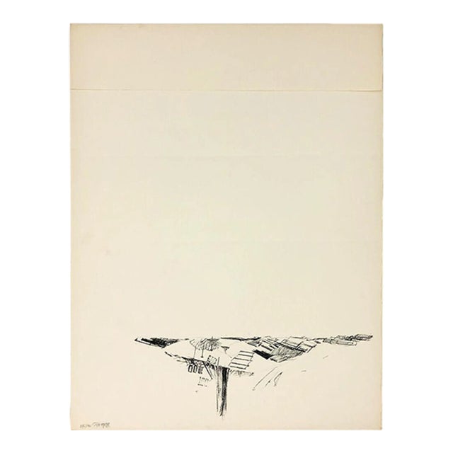 Aviva Uri Untitled (From Ten Painters on War and Peace), Hand Signed Lithograph, 1978 For Sale