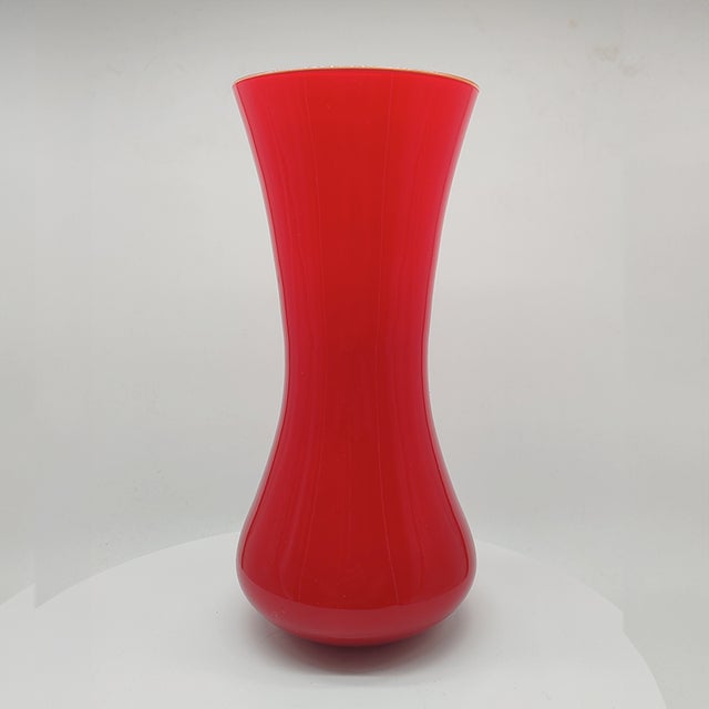 Large Handcrafted Vase in Murano Glass, Italy, 1970s For Sale - Image 7 of 7